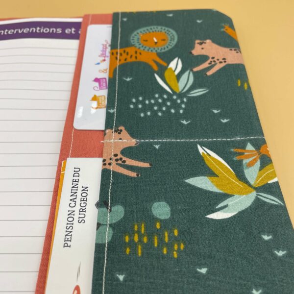 couverture protège carnet de santé lions